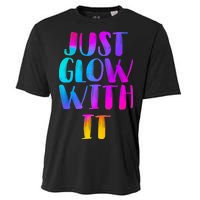 Just Glow With It Funny Retro Cooling Performance Crew T-Shirt