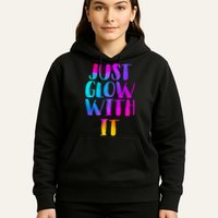 Just Glow With It Funny Retro Hoodie