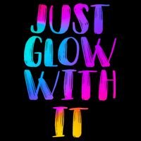 Just Glow With It Funny Retro Impact Tech Backpack