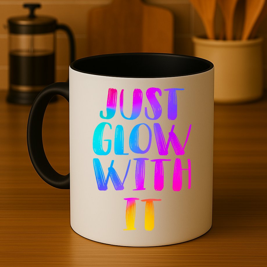 Just Glow With It Funny Retro Mug