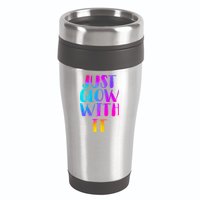 Just Glow With It Funny Retro 16oz Travel Tumbler