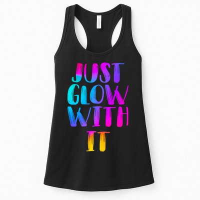Just Glow With It Funny Retro Womens Tank Top
