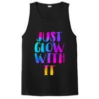 Just Glow With It Funny Retro PosiCharge Competitor Tank