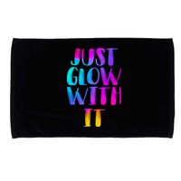 Just Glow With It Funny Retro Microfiber Hand Towel