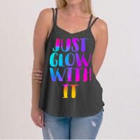 Just Glow With It Funny Retro Women's Strappy Tank