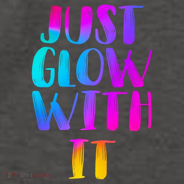 Just Glow With It Funny Retro Vector Backpack
