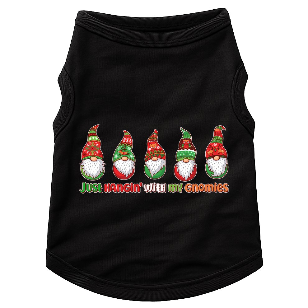Just Hanging with My Gnomies Christmas Doggie Tank