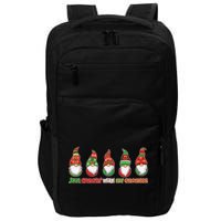 Just Hanging with My Gnomies Christmas Impact Tech Backpack