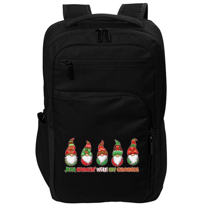 Just Hanging with My Gnomies Christmas Impact Tech Backpack
