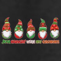Just Hanging with My Gnomies Christmas Adult Drive Performance Visor