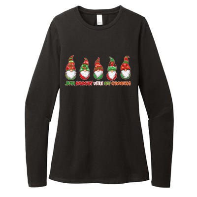 Just Hanging with My Gnomies Christmas Womens CVC Long Sleeve Shirt