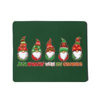 Just Hanging with My Gnomies Christmas Mousepad