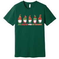 Just Hanging with My Gnomies Christmas Premium T-Shirt