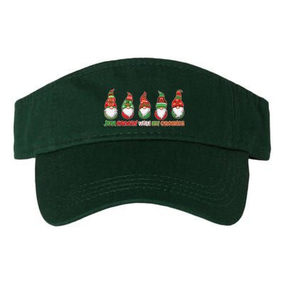 Just Hanging with My Gnomies Christmas Visor