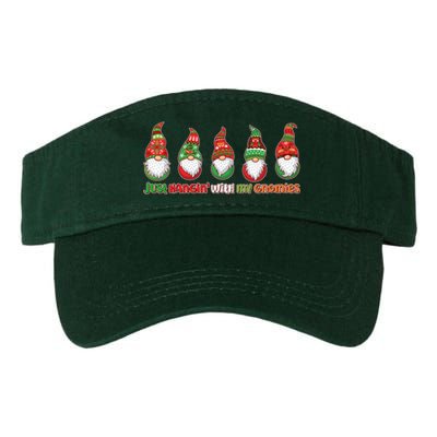 Just Hanging with My Gnomies Christmas Valucap Bio-Washed Visor