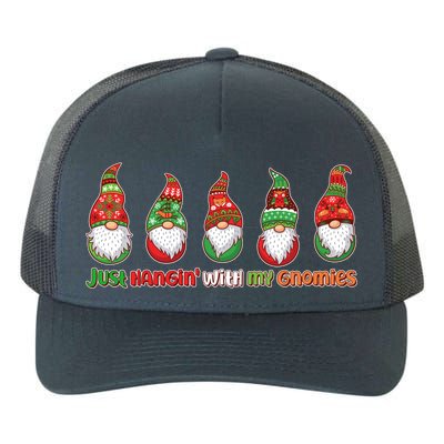 Just Hanging with My Gnomies Christmas Yupoong Adult 5-Panel Trucker Hat