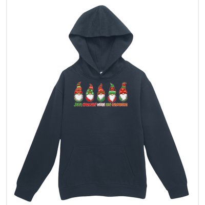 Just Hanging with My Gnomies Christmas Urban Pullover Hoodie