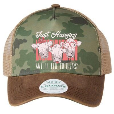 Just Hanging With The Heifers Legacy Tie Dye Trucker Hat