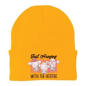 Just Hanging With The Heifers Knit Cap Winter Beanie