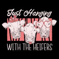 Just Hanging With The Heifers Cooling Performance Crew T-Shirt