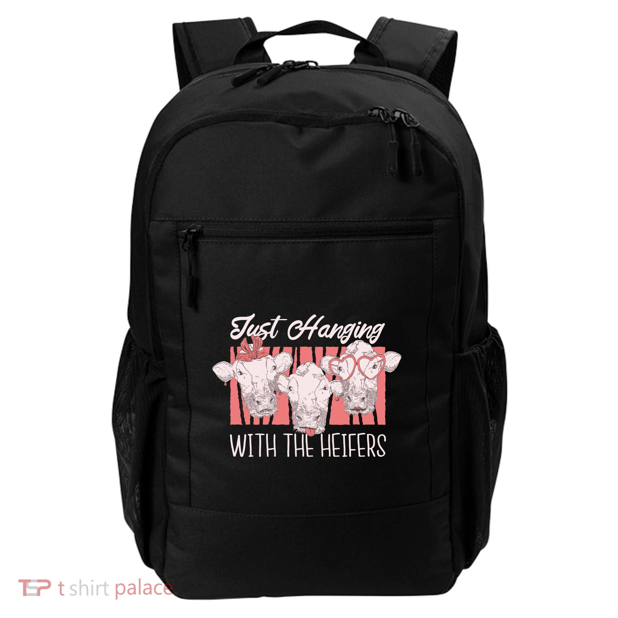 Just Hanging With The Heifers Daily Commute Backpack