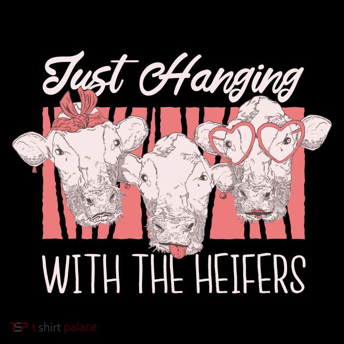Just Hanging With The Heifers Sustainable Bucket Hat