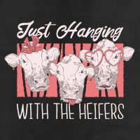 Just Hanging With The Heifers Golf Towel