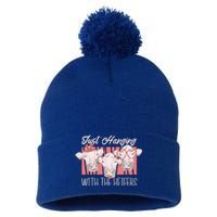 Just Hanging With The Heifers Pom Pom 12in Knit Beanie