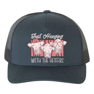 Just Hanging With The Heifers Yupoong Adult 5-Panel Trucker Hat