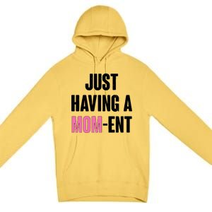 Just Having A Mom-ent Premium Pullover Hoodie