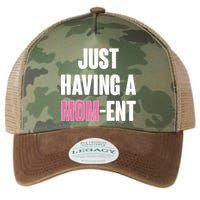Just Having A Mom-ent Legacy Tie Dye Trucker Hat