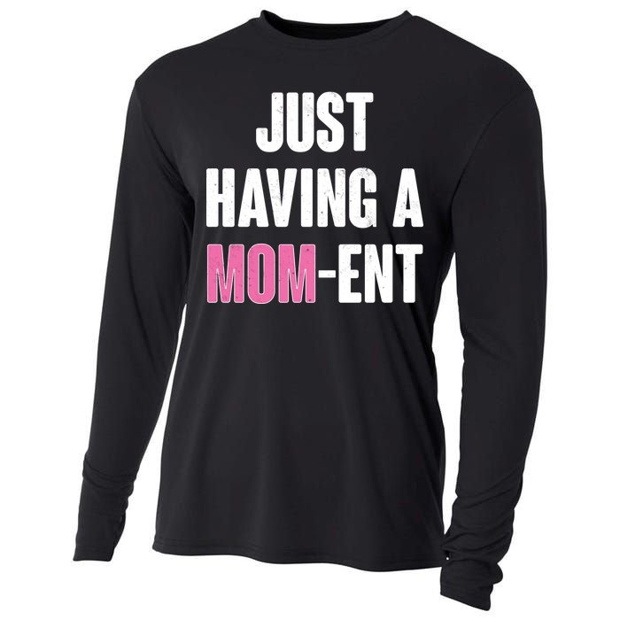 Just Having A Mom-ent Cooling Performance Long Sleeve Crew