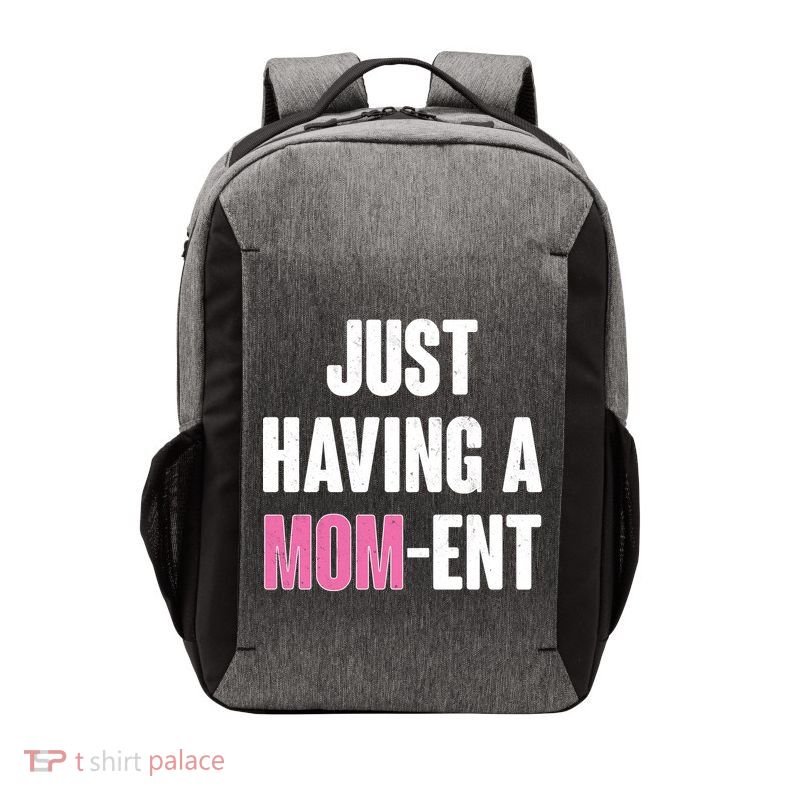Just Having A Mom-ent Vector Backpack