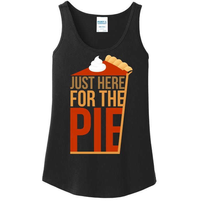 Just Here For The Pie Ladies Essential Tank