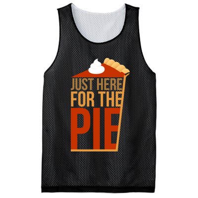 Just Here For The Pie Mesh Reversible Basketball Jersey Tank