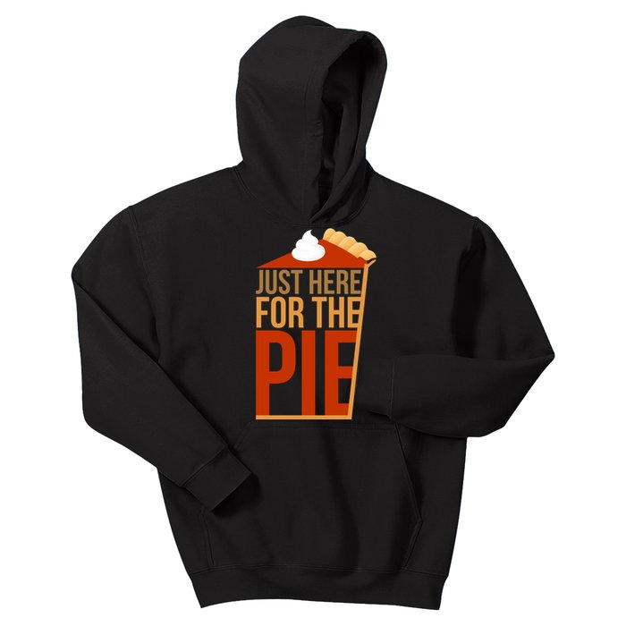 Just Here For The Pie Kids Hoodie