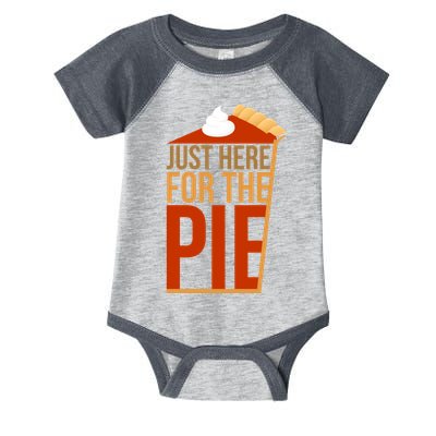 Just Here For The Pie Infant Baby Jersey Bodysuit