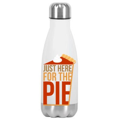 Just Here For The Pie Stainless Steel Insulated Water Bottle