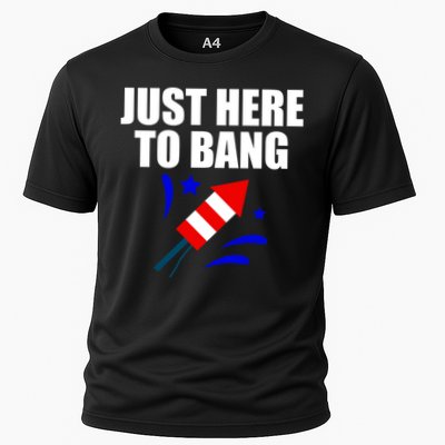 Just Here To Bang 4th Of  July Performance Shirt