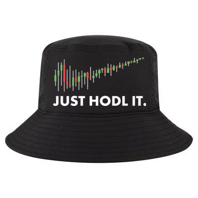 Just HODL It Moon Chart Crypto Currency Cool Comfort Performance Bucket Hat