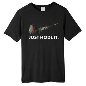 Just HODL It Moon Chart Crypto Currency Tall Fusion ChromaSoft Performance T-Shirt