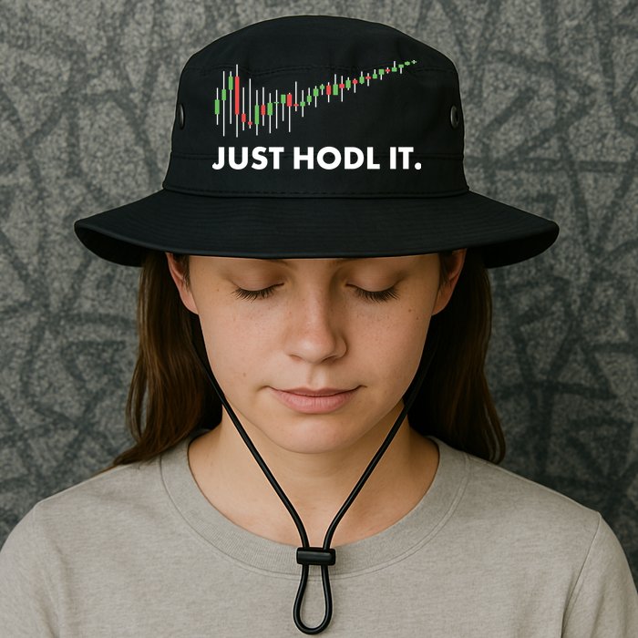 Just HODL It Moon Chart Crypto Currency Bucket Hat