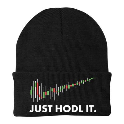 Just HODL It Moon Chart Crypto Currency Beanie