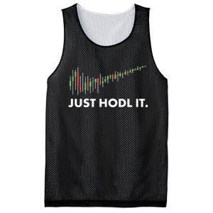 Just HODL It Moon Chart Crypto Currency Mesh Reversible Basketball Jersey Tank