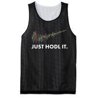 Just HODL It Moon Chart Crypto Currency Mesh Reversible Basketball Jersey Tank