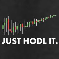 Just HODL It Moon Chart Crypto Currency Golf Towel