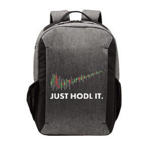 Just HODL It Moon Chart Crypto Currency Vector Backpack