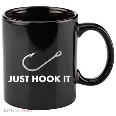 Just Hook It 11oz C Handle Ceramic Mug