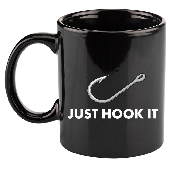 Just Hook It 11oz C Handle Ceramic Mug