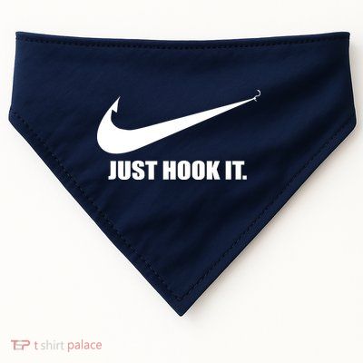 Just Hook It Funny Fishing USA-Made Doggie Bandana